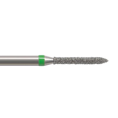 Bild 1 Diamantschleifer FG (314) -Torpedo spitz grün