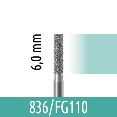 Zylinder flach (6mm)