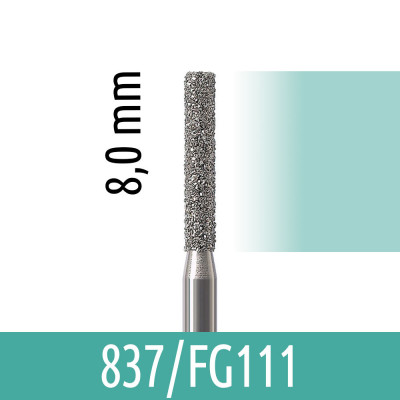 Zylinder flach (8mm)