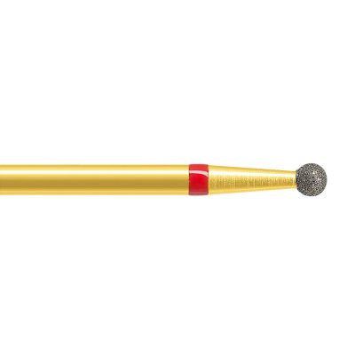 Bild 1 Zirkon -Diamantschleifer FG (314) - Kugel gold rot