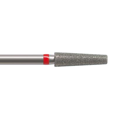 Bild 1 Diamantfinierer- Konus Kante rund (8mm) FG (314) - Konus rot